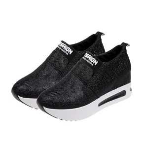 CONGARTENO 1par Zapatillas De Plataforma Altas para Mujer Zapatos Casual Transpirables De Tacón Ocasiones Informales