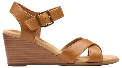 Clarks - Emmalae Iris, Sandalia De las mujeres, Cinnamon Leather,