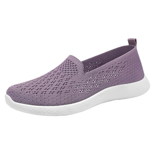 Genérico Zapatos Ortopedicos Mujer Comodos Ortopédicos For Zapatos Casuales para Mujer,Primavera,Verano Y Otoño,Nuevos Ortopédicos para Caminar,Fitness (Purple,36)