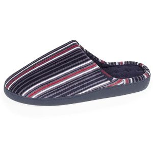Isotoner Zapatillas de casa Chinelas hombre, pantuflas casuales en terciopelo