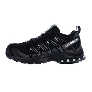 Salomon XA Pro 3D Zapatillas de Trail Running para Mujer, Ajuste preciso, Agarre en todo tipo de terrenos, Senderismo, Black, 40