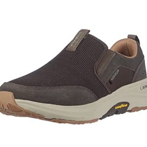 Skechers GO WALK OUTDOOR ANDES, Zapatillas Hombre, Marrón (Brown), 44 EU
