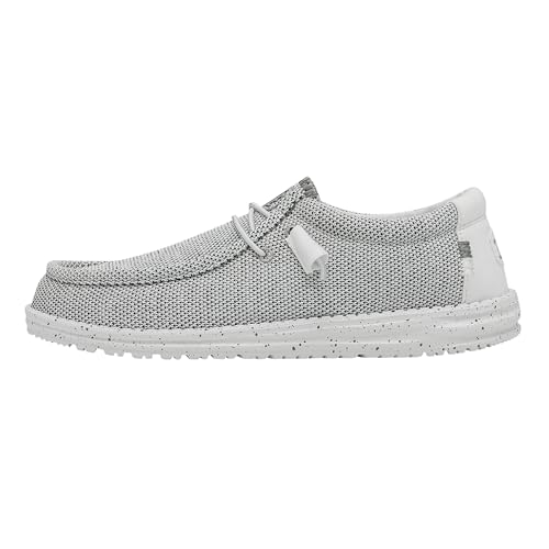 HEYDUDE Wally Sox - Zapatos Estilo Mocasín para Hombre, Stone White, 37