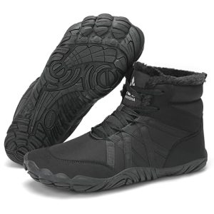 Mishansha Barefoot Botas Hombre Botines de Invierno Mujer Zapatos Descalzos Calientes CáLido Impermeables Antideslizante Boots Tinta 39 EU