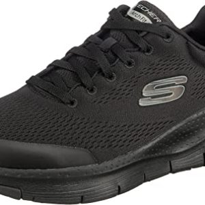 Skechers ARCH FIT, Sneaker para Hombre, Black Textile Synthetic Trim, 39 EU