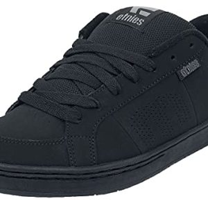 Etnies Kingpin – Zapatillas de skate para hombre, Negro, 41.5