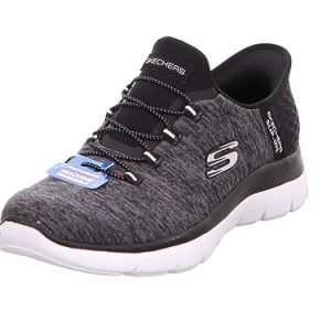 Skechers Summits Dazzling Haze, Zapatillas, Mujer, Negro, 40 EU Ancho