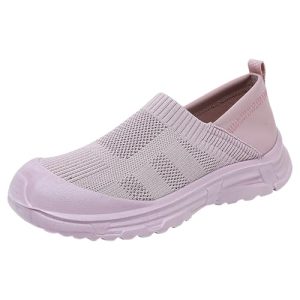 Zapatos Mujer Ancho Especial Transpirables Fitness Cómodo Calzado Deportivo Zapatillas Gruesas para Mujer,de Malla Retro Y Transpirable,para Caminar,Verano,Fitness Y Viajes Zapatos Casual Tenis de