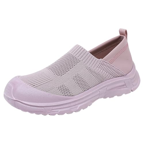Zapatos Mujer Ancho Especial Transpirables Fitness Cómodo Calzado Deportivo Zapatillas Gruesas para Mujer,de Malla Retro Y Transpirable,para Caminar,Verano,Fitness Y Viajes Zapatos Casual Tenis de