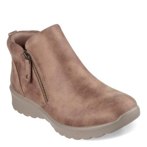 Skechers Lovely Vibe, Botas cortas al tobillo Mujer, Marrón, 37.5 EU