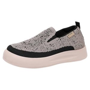 Genérico Zapatos Ortopedicos Mujer Cómodos Casual Sneakers Zapatos Casuales de Diario para Mujer. de con Ligeras Y No Blandas. Deportivas Anchos Caminar (Black,39)
