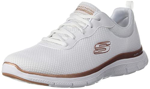 Zapatillas Deportivas Mujer Skechers Mesh Lace-Up W Blanco