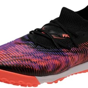 Puma – Future 8 Match TT, Zapatillas de fútbol Unisexo, Puma Black-Puma White-Glowing Red,
