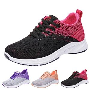 Zapatillas Deportivas Mujer Zapatos Casual Running Zapatillas Deportivos Transpirables Classic Sneakers Antideslizante Moda Malla Calzado Cómodo Ligeras Gimnasio Caminar Atlético Correr Baratas