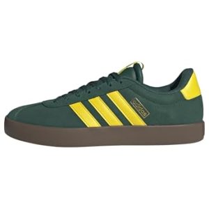 adidas Hombre VL Court 3.0 Shoes, Collegiate Green/Yellow/Gold Metallic, 43 1/3 EU