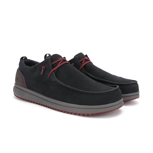 PITAS | Padar | Mocasines de Hombre | Náuticos para el Invierno | Zapatillas de Vestir | Zapatos sin Cordones | Zapatilla Casual | Deportivas Casual | Calzado Walkinpitas | Marino 42