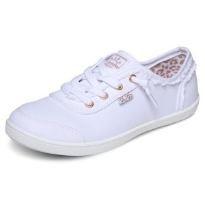 Skechers Bobs B Cute Regular, Zapatillas, Mujer, White Canvas, 37.5