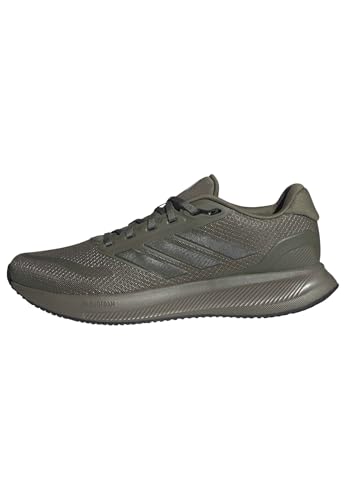 CHOLLO: adidas Hombre Runfalcon 5 Running Shoes, Olive Strata/Shadow Olive/Core Black, 43 1/3 EU con descuento