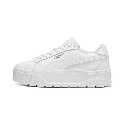 Puma - Karmen II Idol, Zapatillas Femenino, Puma White-Puma White-Puma Silver,