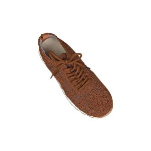 Genérico Bambas Running Mujer Zapatos Comodos Mujer Zapatillas de Punto para : Ligeras,Transpirables,con Cordones,Acolchada Y Parte Superior de Malla Bambas Casual Tenis (Brown,41)