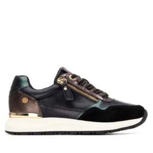 XTI – Zapatilla Mujer Negro – Calzado Cómodo y Versátil – Moda Casual – Modelo 14421801 (Talla 39)
