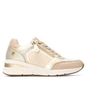 XTI – Zapatilla Mujer Beige – Calzado Cómodo y Versátil – Moda Casual – Modelo 14422302 (Talla 37)