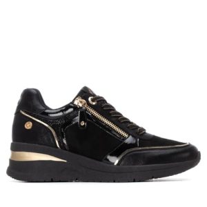 XTI – Zapatilla Mujer Negro – Calzado Cómodo y Versátil – Moda Casual – Modelo 14422301 (Talla 39)