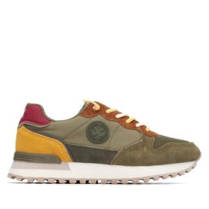XTI – Zapatilla Hombre Kaki – Calzado Cómodo y Versátil – Moda Casual – Modelo 14413904 (Talla 41)