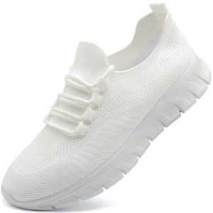 Zapatillas Deportivas Hombre Casual Deporte Zapatillas Blancas Tenis Zapatos Antideslizantes Correr Sneakers Minimalistas 46