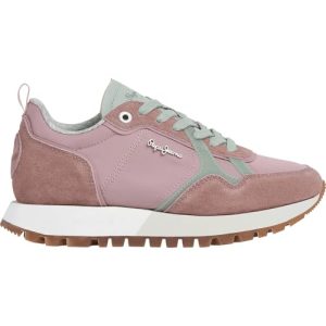 Pepe Jeans Tenis ARI Snug W para Mujer, Rosa Ceniza Rosa, 7 UK