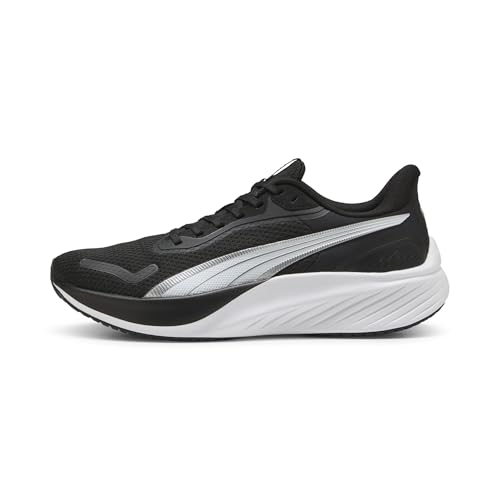CHOLLO: Puma - Pounce Lite, Zapatillas para Correr de Carretera Unisexo, Puma Black-Puma White, con oferta