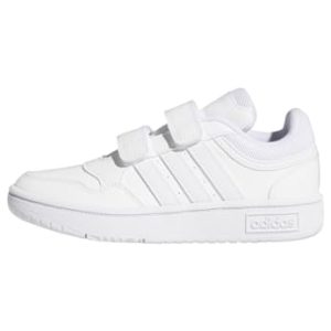 CHOLLO: adidas Hoops Lifestyle Basketball Hook-and-Loop Shoes, Zapatos Unisex niños, Cloud White Cloud White Cloud White, 30 EU en promoción