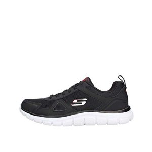 OPORTUNIDAD: Skechers 52631-BKRD Hombre Zapatillas, Negro , 46 EU | Oferta Amazon