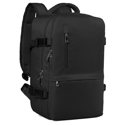 CHOLLO: Hayayu Mochila 40x30x20, Mochilas Cabina para Ryanair 40x20x30cm Maletas De Viaje Mujer Hombre Equipaje De Mano 40x30x20 Bolsa Viaje 24l con Orificio De Carga Y Bolsillo Antirrobo rebajado hoy
