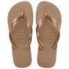 REBAJADO: Havaianas Top Tiras Mujer Chanclas Oro Rosa 35/36 EU