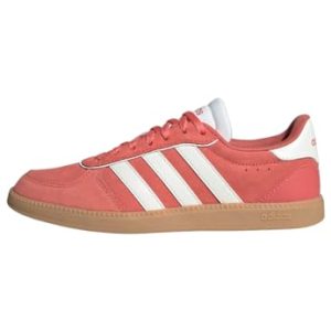 TOP VENTAS: adidas Mujer BREAKNET Sleek Shoes, preloved Scarlet/Core White/FTWR White, 38 2/3 EU