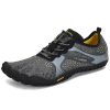 TOP VENTAS: SAGUARO Hombre Barefoot Zapatillas Minimalistas Mujer Antideslizante Zapatos Barefoot para Zero Drop Soles Negro Ahumado,Gr.43 en promoción