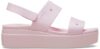 PROMOCIÓN: Crocs Brooklyn 4U Sandalia, Rosa Leche, Mujer, EU 34-35 | Construcción Croslite ligera; comodidad todo el día; fácil de llevar; resistente al agua; estilo Crocs icónico con oferta