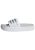 adidas Mujer Adilette Platform Slides, Cloud White/Zero Metalic/Grey One, 38 EU