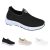 Zapatillas Mujer Deporte Verano Comodas Zapatos Deportivos Slip on Transpirables Casual Moda Sneakers Sin Cordones Clasico Antideslizante Calzado Malla Barefoot Entretiempo para Caminar Fitness