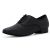 Syrads Zapatos de Baile Latino Hombre de Tacón Bajo Práctica Danza Zapatos 2.5 cm, Negro 44 EU