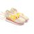 Zapatillas Abiertas Piel CUÑA Rafia HINESBURG