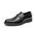 Hixingo Zapatos de Vestir Hombre Sin Cordones, 38-46 EU Zapatos de Cuero Modernos Zapatillas Vestir Hombre Verano Antideslizante Suela de Goma para Negocios, Bodas (C236 Negro,38)