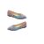 GALPADA Zapatos de Mujer Planos de Punta Fina Cómodos Color Rosa y Azul Talla 39 Zapatos Casuales de Poliuretano para Temporada Cálida Ideales para Trabajo Compras y Viajes