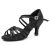 Rosefinch Zapatos de Baile Latino clásico para Mujer Zapatos de Baile Profesional Zapatos de Baile de salón Fiesta Salsa Fitness Zapatos de Baile Tacón 7cm, Negro 43EU