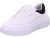Skechers Cordova Classic Best Behavior, Zapatos deportivos Mujer, White Duraleather/Black Trim, 39 EU