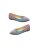SOIMISS Zapatos Planos de Punta Puntiaguda y Tacón Casuales, Estilo Slip-on de PU, Transpirables y Ligeros para Mujer, Uso Diario en Temporada de Flores y Verano, Talla 37, Color Rosa y Azul