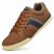 AX BOXING Zapatillas Casual Hombre Moda Zapatos Deportivas Transpirable Running Sneakers Tamaño 41-46 EU (Marrón_1006, 46 EU)