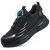 GUDECIUS Zapatos de Seguridad para Hombre Mujer Ligero Zapatillas de Seguridad Zapatillas Trabajo con Punta de Acero Calzado de Seguridad Transpirable Negro 44 EU