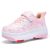 YongerYong Zapatos con Ruedas para niñas y niños, Zapatillas de Skateboard con Dos Ruedas, Patines Multiusos 2 en 1, Zapatillas Deportivas al Aire Libre con 4 Ruedas Retráctil